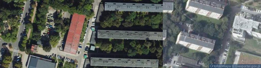 Zdjęcie satelitarne Kaczbud