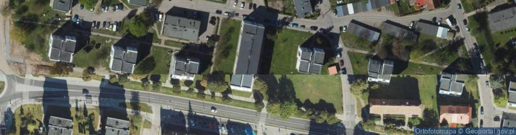 Zdjęcie satelitarne Kafelki Centra