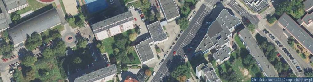 Zdjęcie satelitarne Kaliska Spółdzielnia Mieszkaniowa Lokatorsko Własnościowa