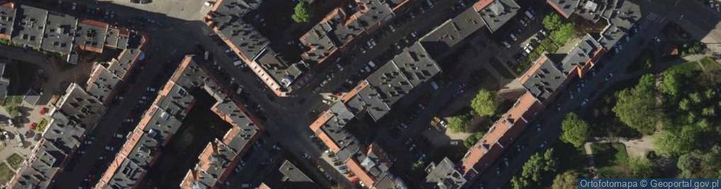 Zdjęcie satelitarne Kamińska z., Wrocław