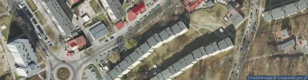 Zdjęcie satelitarne Kancelaria Radcy Prawnego Zielona Góra ul Ptasia 22 7