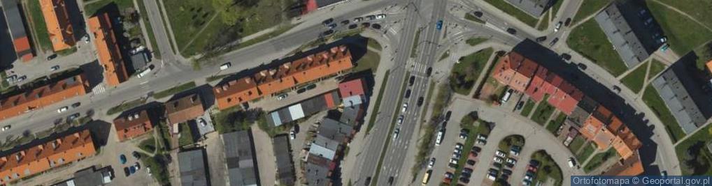 Zdjęcie satelitarne Kania