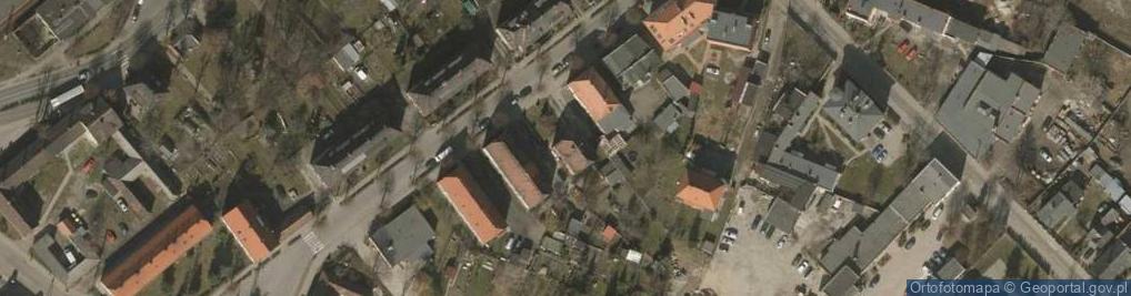 Zdjęcie satelitarne Kasperek z.Sprzedaż Art.Przem., Jaworzyna Śl.