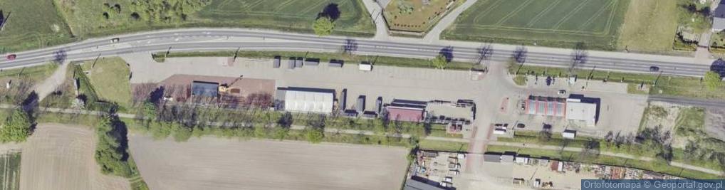 Zdjęcie satelitarne Katarzyna Jaromin Materiały Budowlane Jaromin