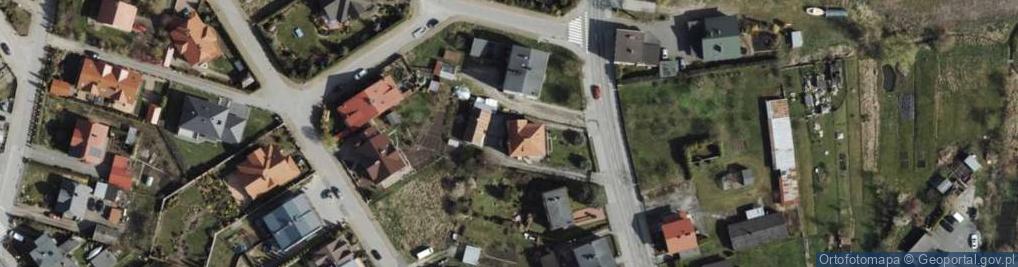 Zdjęcie satelitarne Kazimierz Haliżak Projektowanie i Nadzory