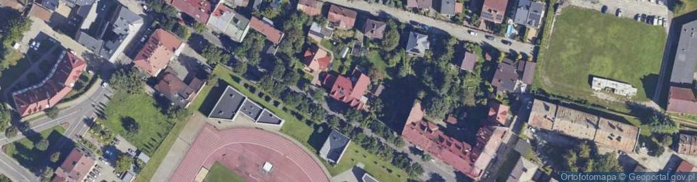 Zdjęcie satelitarne Kazimierz Skoczylas Mała Poligrafia