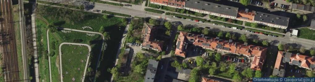 Zdjęcie satelitarne Kijowski A., Wrocław