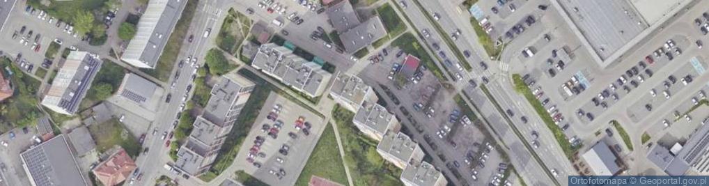 Zdjęcie satelitarne Kiosk Na Placu Targowym w Nysie