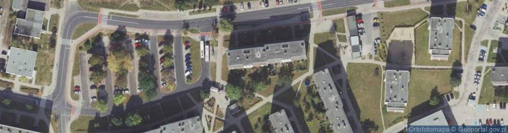 Zdjęcie satelitarne Kiosk Ruch 8607