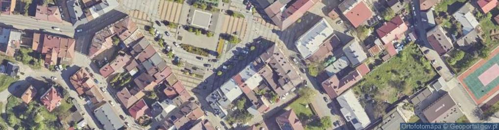 Zdjęcie satelitarne Kiosk Wielobranżowy Duszkiewicz Małgorzata Sanecka Irena