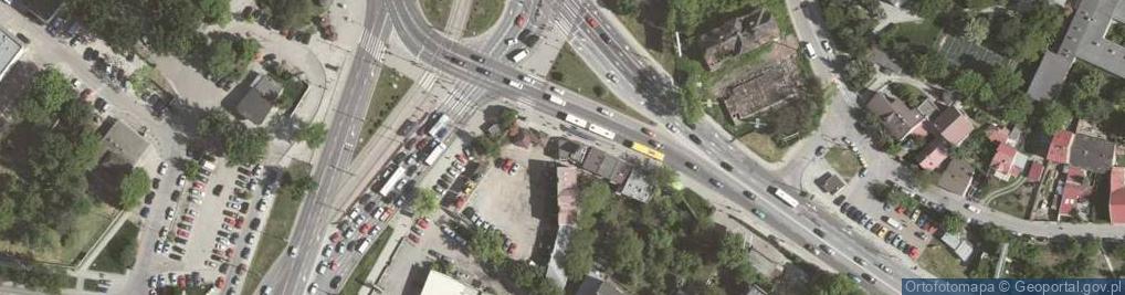 Zdjęcie satelitarne Kiosk Wielobranżowy Jadwiga Wilczek Mirosław Wilczek