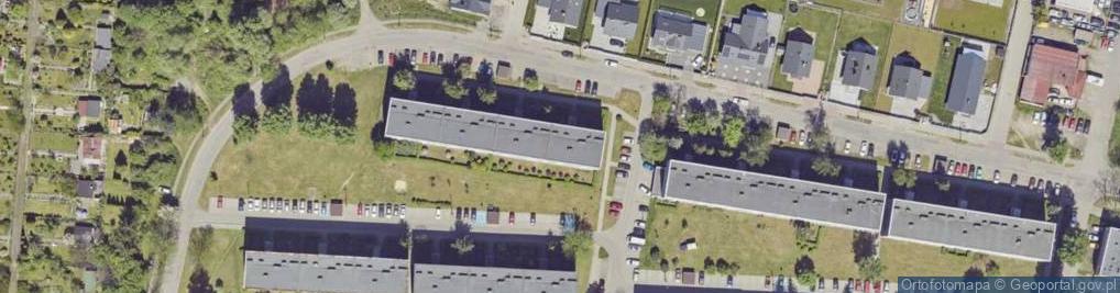 Zdjęcie satelitarne Kiosk Wielobranżowy Justyna