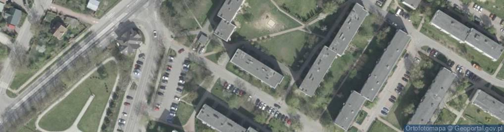 Zdjęcie satelitarne Klejenie Pomocy Naukowych Jan Majewski Krystyna Sławkowska