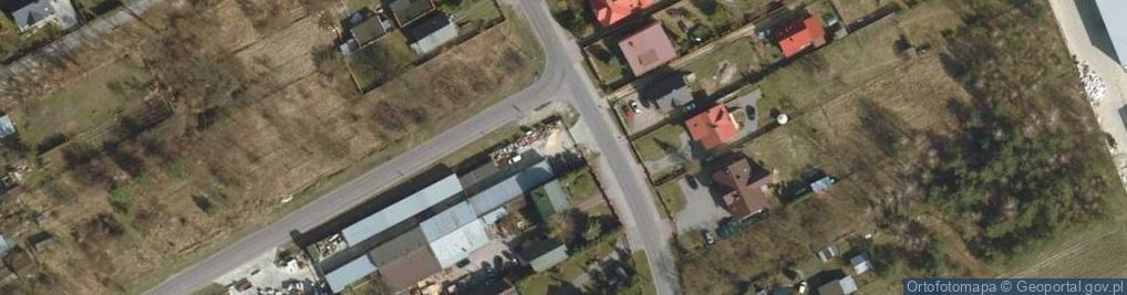 Zdjęcie satelitarne Klek