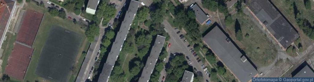 Zdjęcie satelitarne Kleśta w., Wrocław