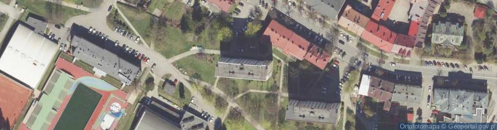 Zdjęcie satelitarne Klocek
