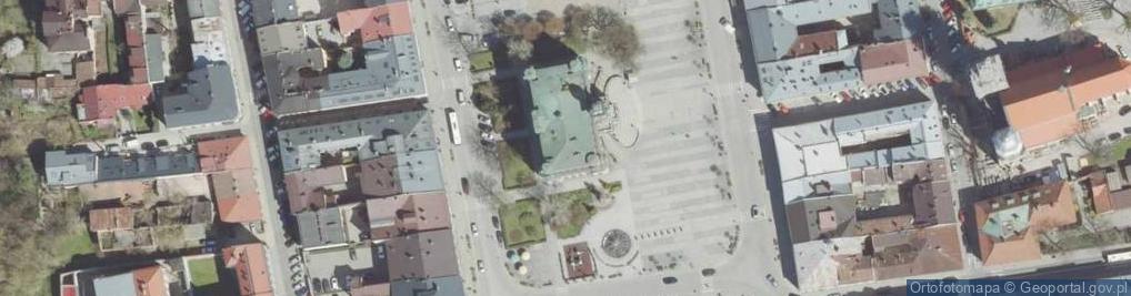 Zdjęcie satelitarne Klub Przyjaciół Ziemi Sądeckiej