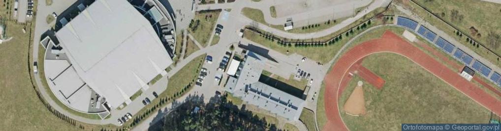 Zdjęcie satelitarne Klub Sportowy Budowlani Kielce