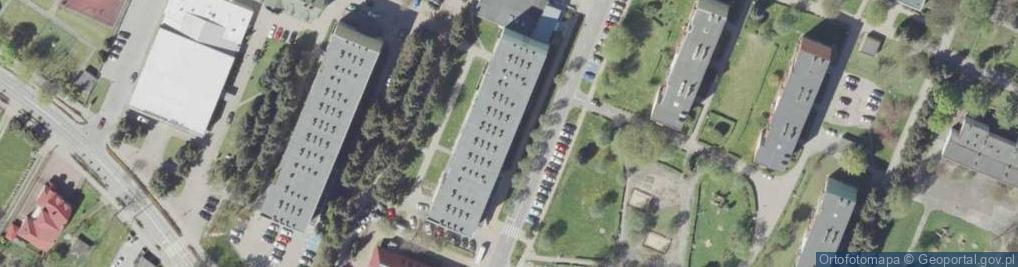 Zdjęcie satelitarne Klub Sportowy Centrum Sztuk Walk Łęczna
