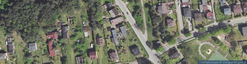 Zdjęcie satelitarne Klub Sportowy Unia Ząbkowice w Dąbrowie Górniczej