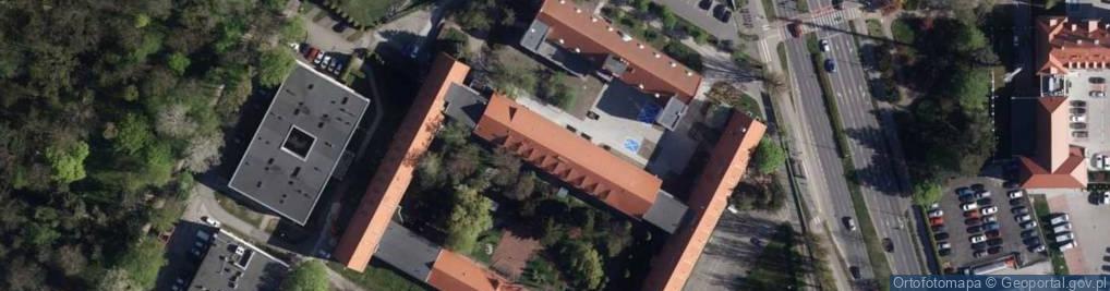 Zdjęcie satelitarne Klub Uczelniany Akademickiego Związku Sportowego Uniwersytetu Kazimierza Wielkiego w Bydgoszczy