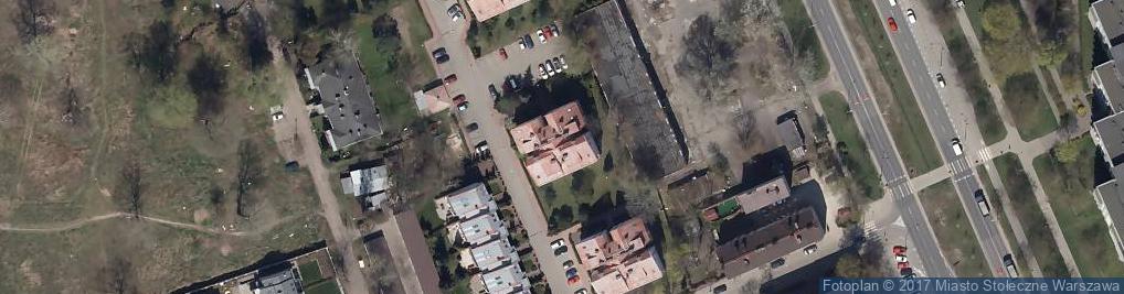 Zdjęcie satelitarne Kolejowa Spółdzielnia Mieszkaniowa Kolejarz