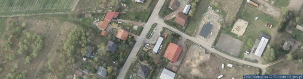 Zdjęcie satelitarne Kolonia Zalesie Gospodarstwo Pszczelarskie Piotr Rosłan