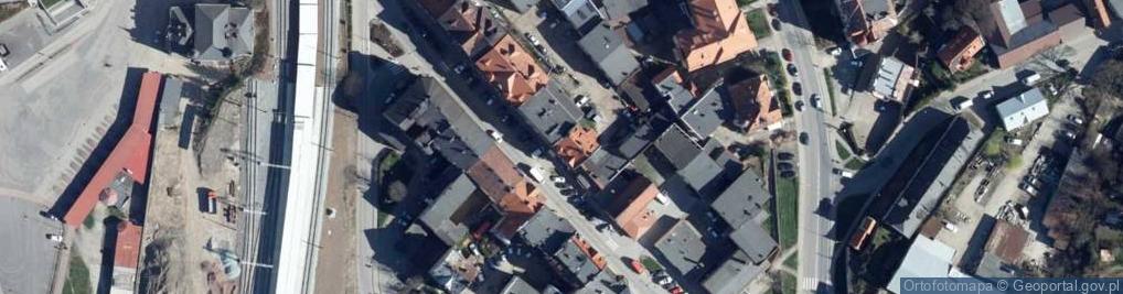 Zdjęcie satelitarne Kolorowy Łaszek