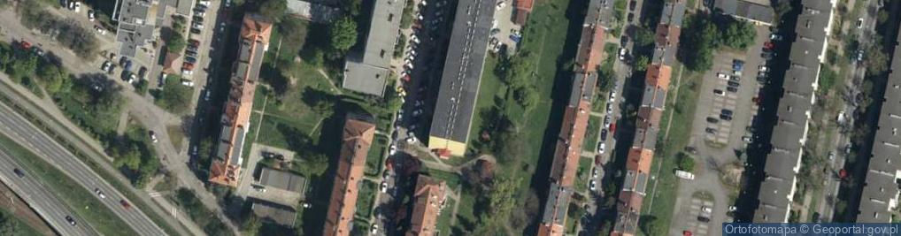 Zdjęcie satelitarne Kom Went Różewicz Ryszard Dąbrowski Antoni