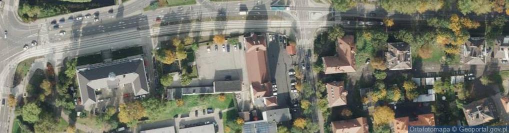 Zdjęcie satelitarne Komenda Miejska Państwowej Straży Pożarnej w Zabrzu