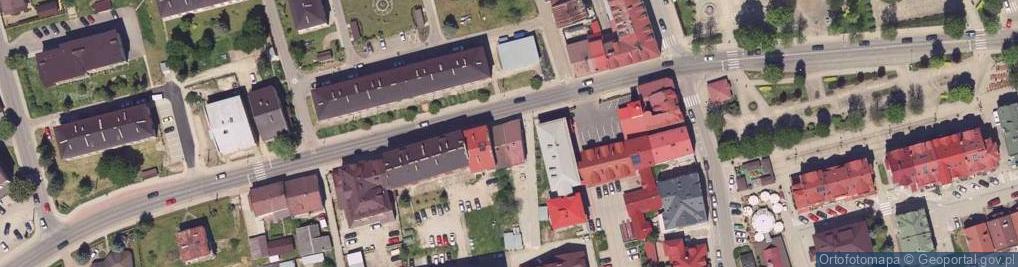 Zdjęcie satelitarne Komenda Powiatowa Państwowej Straży Pożarnej w Ustrzykach Dolnych