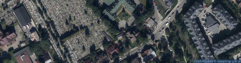 Zdjęcie satelitarne Komenda Powiatowa Państwowej Straży Pożarnej w Zakopanem