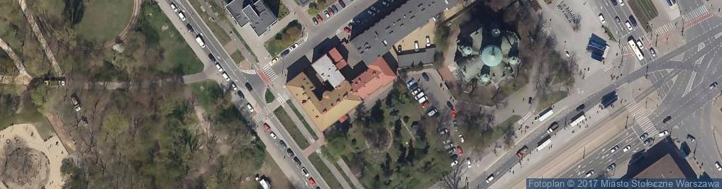 Zdjęcie satelitarne Komenda Rejonowa Policji Praga Północ Białołęka Targówek