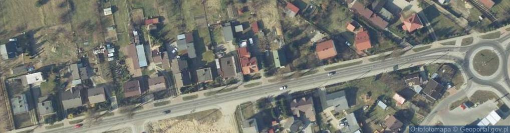 Zdjęcie satelitarne Kominki