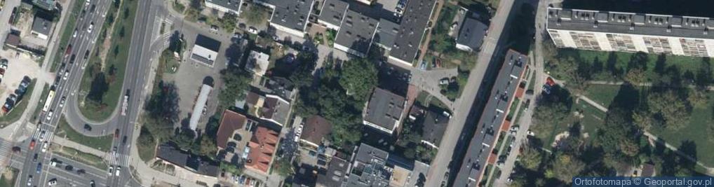 Zdjęcie satelitarne Komis i Coś