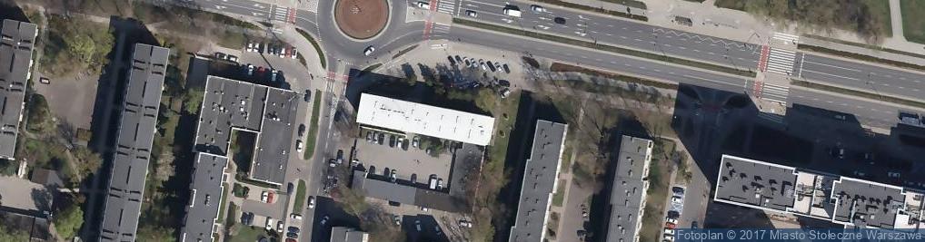 Zdjęcie satelitarne Komisariat Policji I i IV Rewir Dzielnicowych Bielany