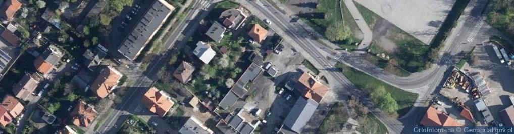 Zdjęcie satelitarne Komis