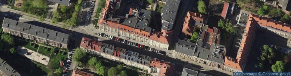 Zdjęcie satelitarne Komornik Sądowy przy Sądzie Rejonowym Dla Wrocławia Krzyków we Wrocławiu Stanisław Prus
