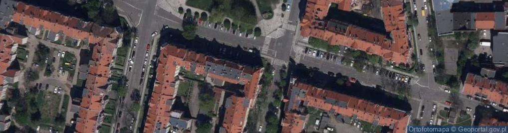 Zdjęcie satelitarne Komornik Sądowy przy Sądzie Rejonowym w Legnicy Czesław Walczak Kancelaria Komornicza w Legnicy