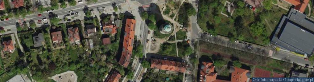 Zdjęcie satelitarne Komorowski T., Wrocław