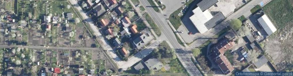 Zdjęcie satelitarne Komplex - Hurtownia Materiałów Budowlanych Daniel Zieliński