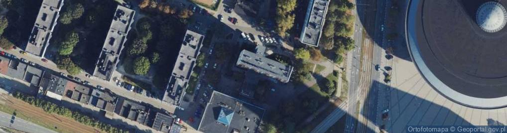 Zdjęcie satelitarne Komunalny Zakład Gospodarki Mieszkaniowej w Katowicach
