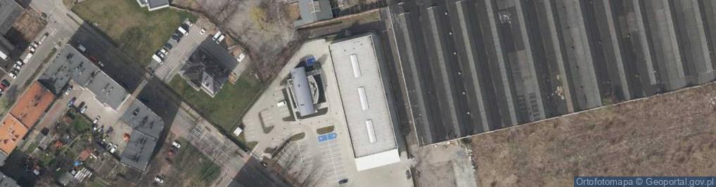 Zdjęcie satelitarne Komunikacyjny Klub Sportowy Kolejarz Gliwice