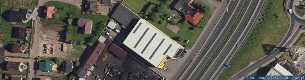 Zdjęcie satelitarne Konińska Fabryka Okien Frankowska Wioletta