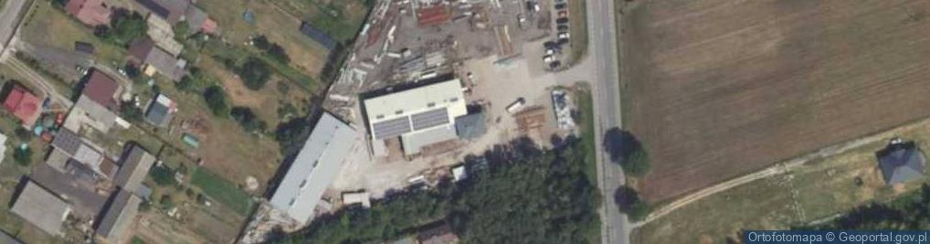 Zdjęcie satelitarne Konstrukcje