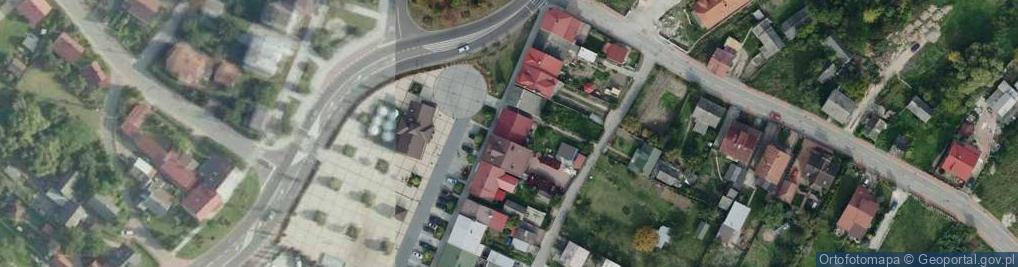 Zdjęcie satelitarne Koreczek Tadeusz Ratusznik Wiesław Ratusznik i Maria Ratusznik Plac Uniwersału Połanieckiego 11 28 230 Połaniec