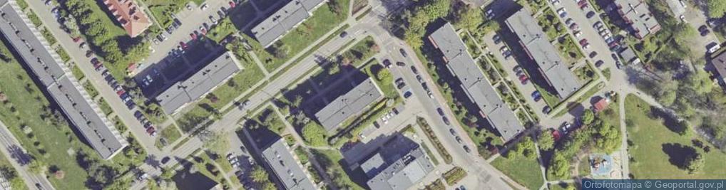 Zdjęcie satelitarne Korporacja Ubezpieczeniowa Arka Czyżewski Mariusz Szymaniak Krzsztof