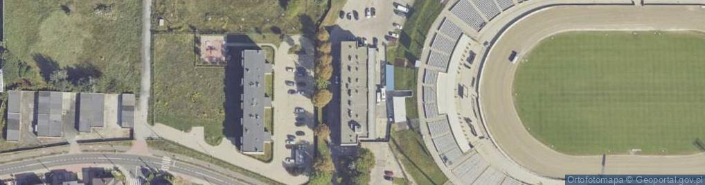 Zdjęcie satelitarne Korty Tenisowe Leszno Kornel Nowak Joanna Szeibe