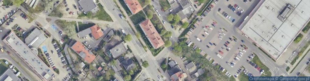 Zdjęcie satelitarne Kościak G.PPUH "Miś", Dzierżoniów