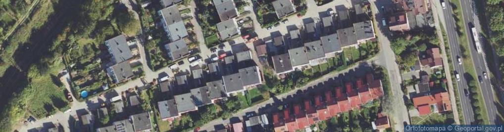 Zdjęcie satelitarne Koszalińska Spółdzielnia Mieszkaniowa przy Torach